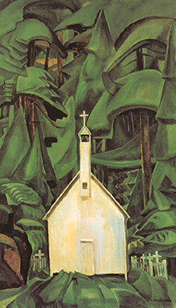 Church at Yuquot Village - Large Reproduction - Emily Carr