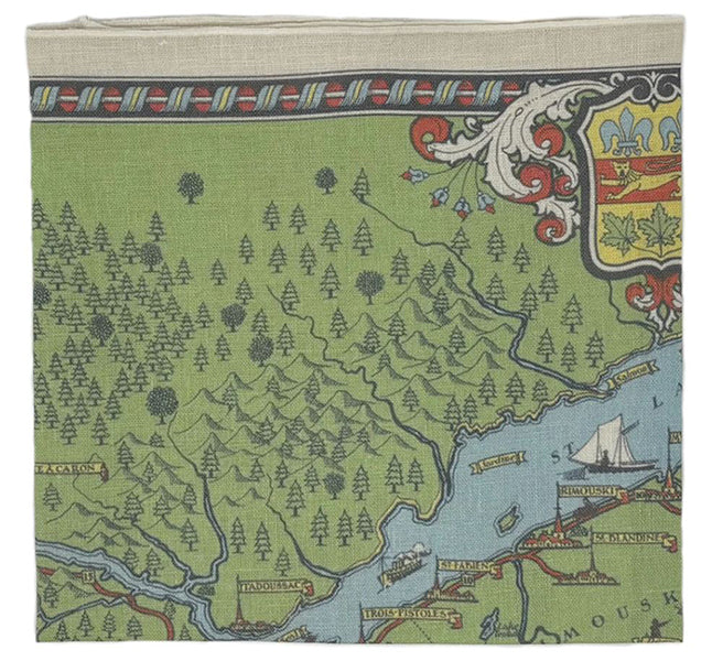 St. Lawrence Vintage Map Tea Towel