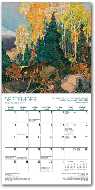 Group of Seven 2026 Wall Calendar