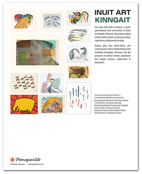 Inuit Art Kinngait 2026 Mini Wall Calendar