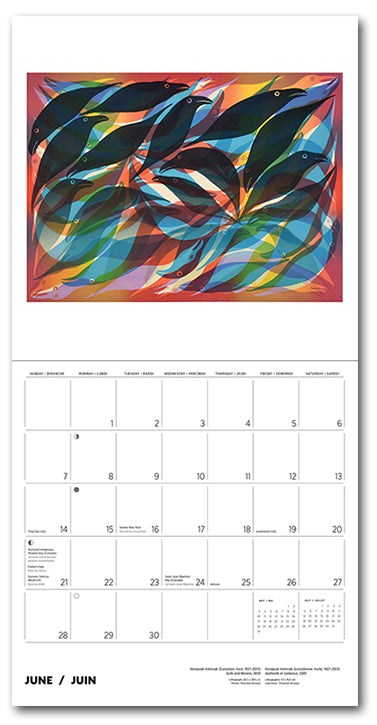 Kenojuak Ashevak 2026 Wall Calendar
