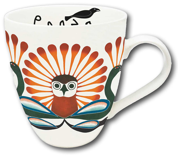 Sunburst Owl - Mug by Kenojuak Ashevak