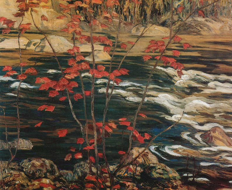 The Red Maple - Small Reproduction - A.Y. Jackson