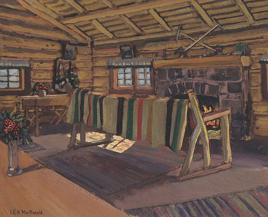 Lodge Interior - J.E.H. MacDonald