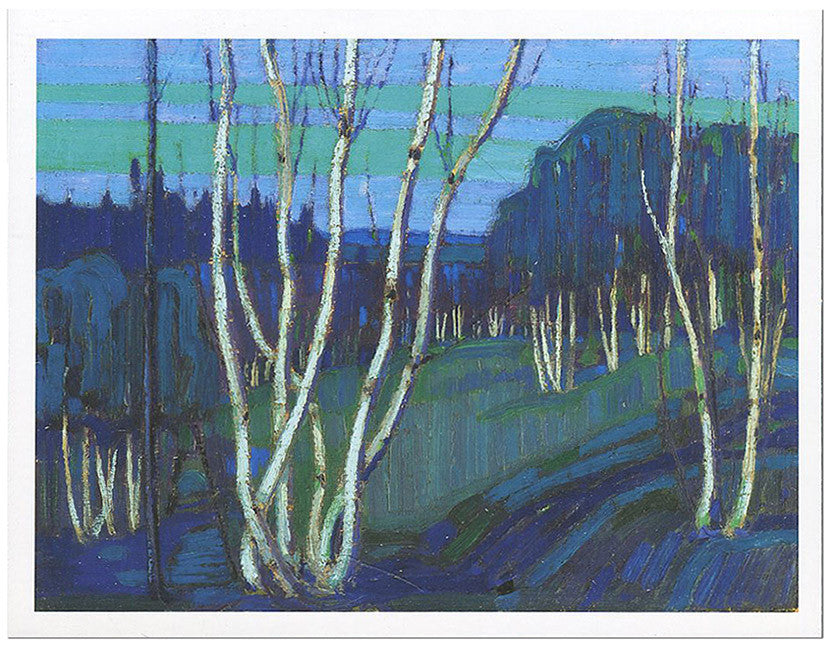 Silver Birches - Season's Greetings card - Tom Thomson