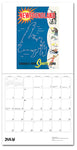 Canada Vintage Travel Posters 2026 Wall Calendar