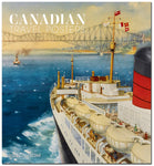Canadian Travel Posters 2024 Wall Calendar