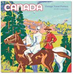 Canada Vintage Travel Posters 2026 Wall Calendar
