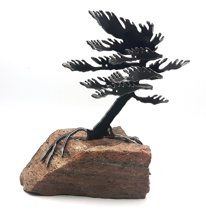 Windswept Pines - Steel Sculpture