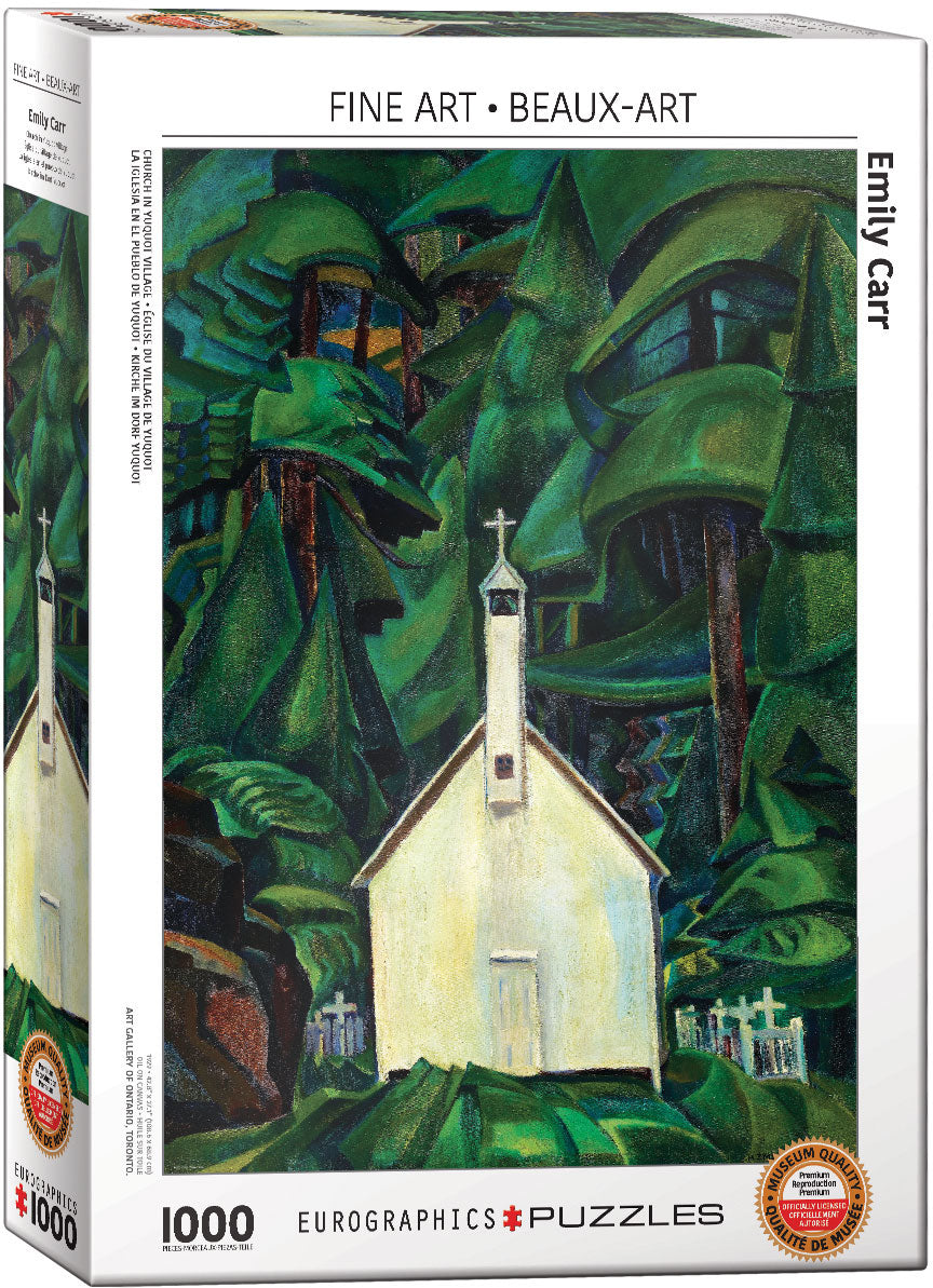 Church in Yuquot Village - Emily Carr - 1000 Piece Puzzle