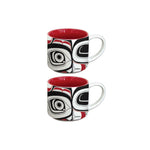 Matriarch Bear Espresso Cups - Set of 2
