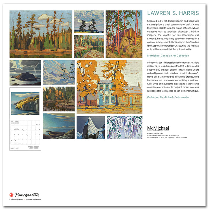 Lawren Harris 2026 Wall Calendar