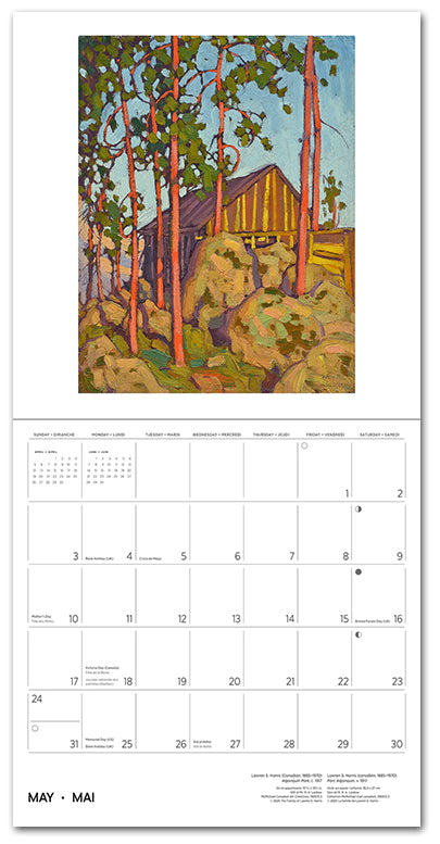 Lawren Harris 2026 Wall Calendar