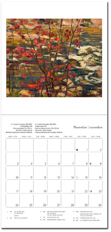 Group of Seven Mini 2024 Wall Calendar