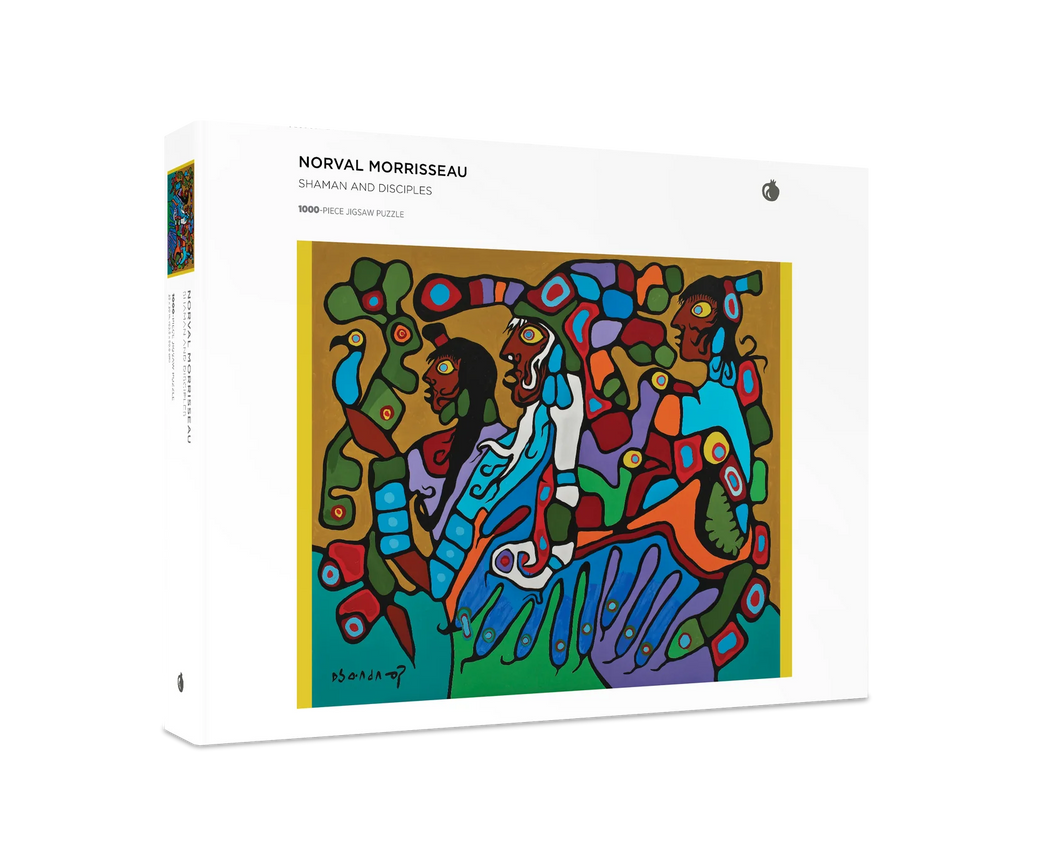 Shaman and Disciples - 1000 Piece Puzzle - Norval Morrisseau