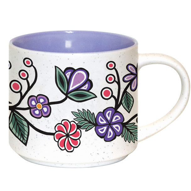 Ojibwe Florals Mug by Storm Angeconeb