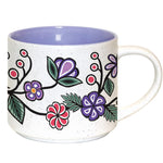 Ojibwe Florals Mug by Storm Angeconeb