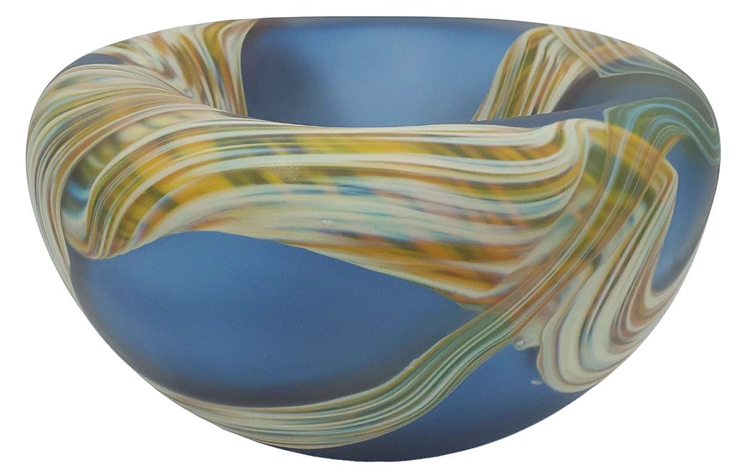 Glass Root Bowl -Steel Large