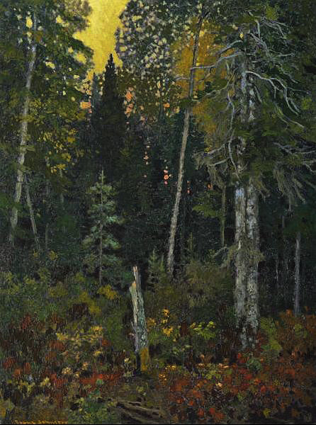 Sunset in the Bush - Small Reproduction - Frank Johnston