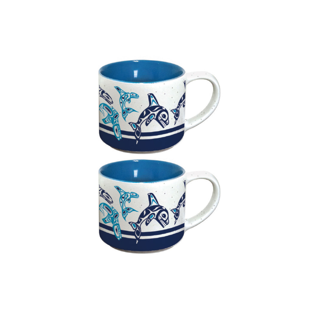 Orca Family Espresso Cups - Set of 2