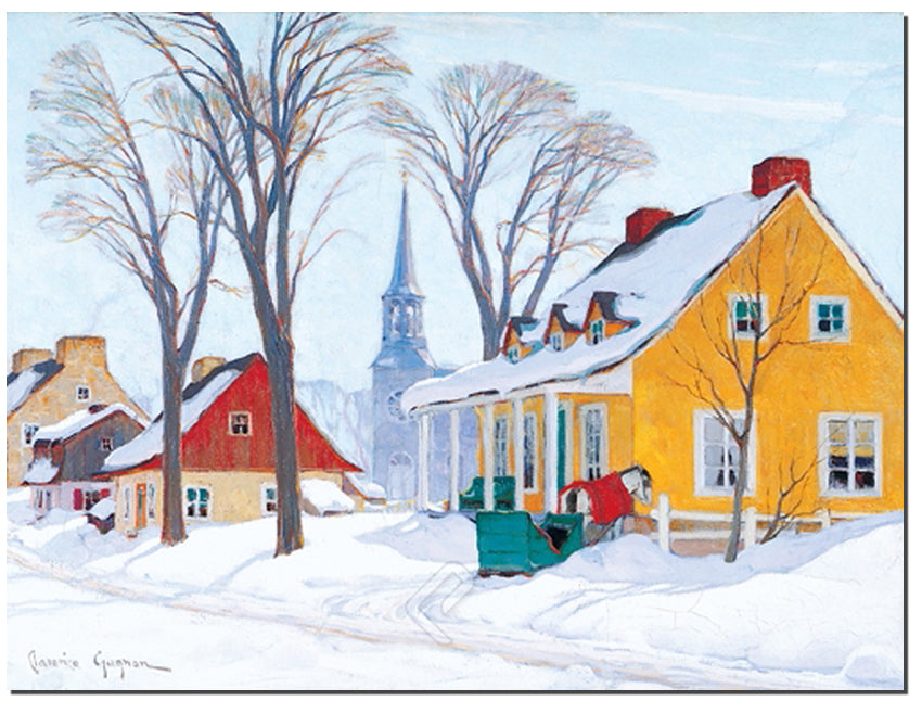 Winter Morning in Baie St. Paul - Note Card