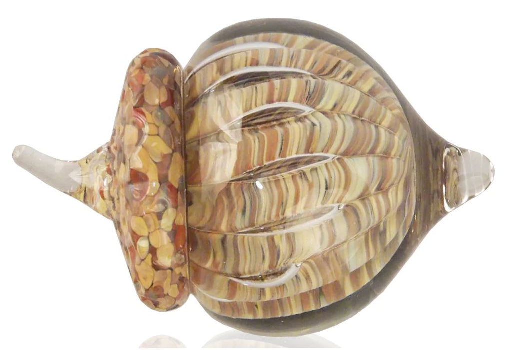 Glass Acorn Paperweight - Small - Wood