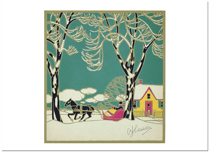 Design for Christmas Card by A.J. Casson