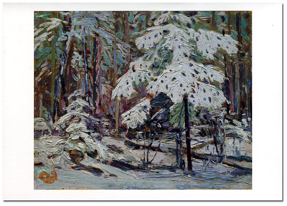 Snow in the Woods - Season's Greetings Card